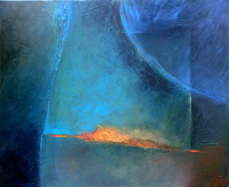 Fuoco, huile sur toile, 115 x 96